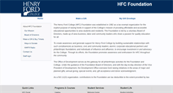 Desktop Screenshot of foundation.hfcc.edu