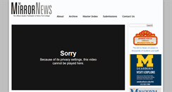 Desktop Screenshot of mirrornews.hfcc.edu