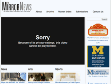 Tablet Screenshot of mirrornews.hfcc.edu